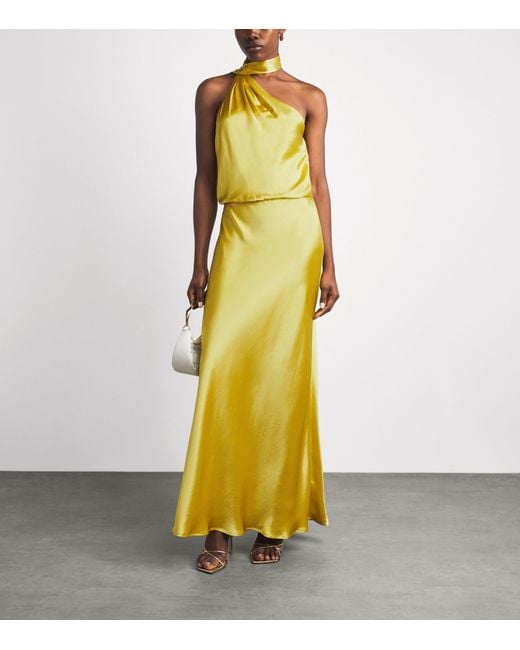 Staud Metallic Estelle Maxi Dress