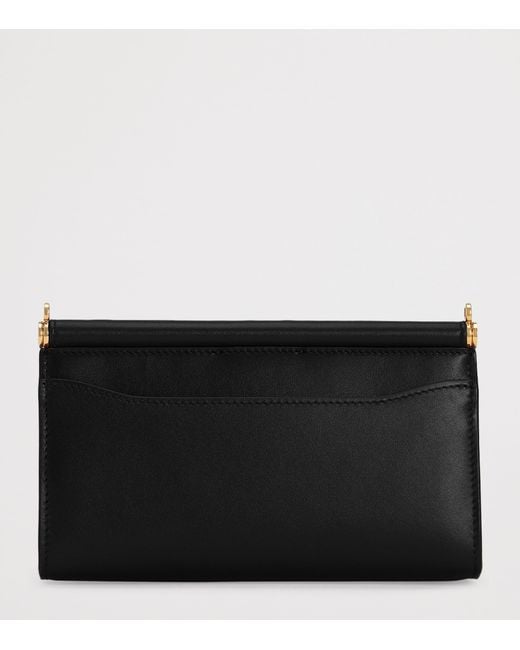 Dolce & Gabbana Black Leather Phone Bag