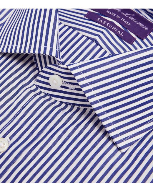 Ralph Lauren Blue Striped Aston Shirt for men