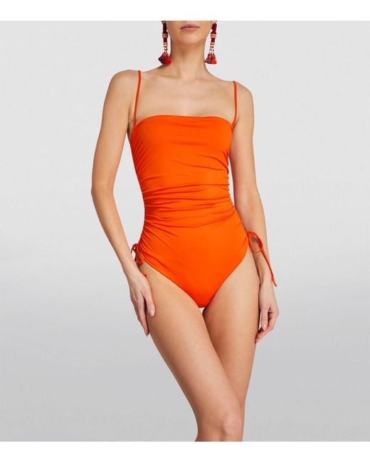 Johanna Ortiz Orange Tarangire Swimsuit
