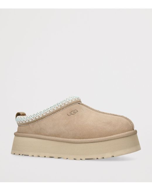 Ugg Natural Suede Tazz Ii Slippers