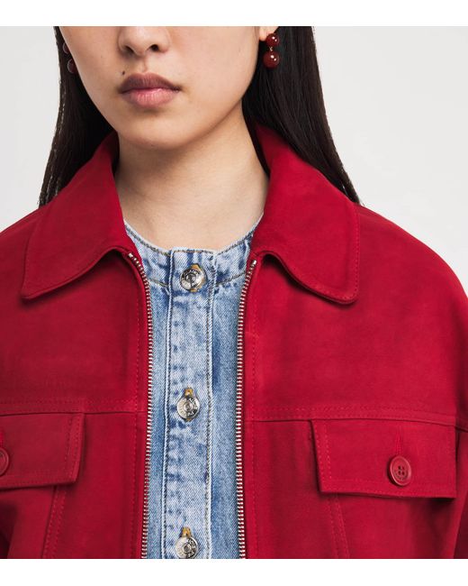 Claudie Pierlot Blue Denim Flared Mini Dress