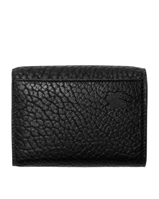 Burberry Black Leather Chess Wallet
