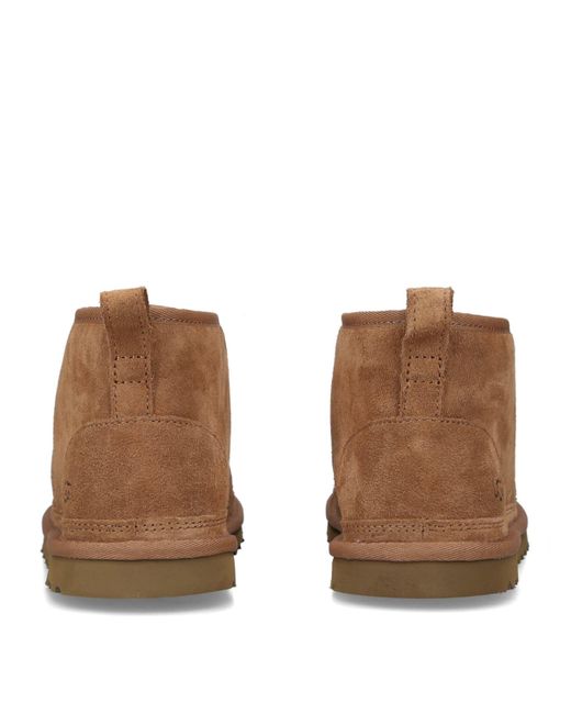 Ugg Brown Suede Neumel Lace-Up Boots for men