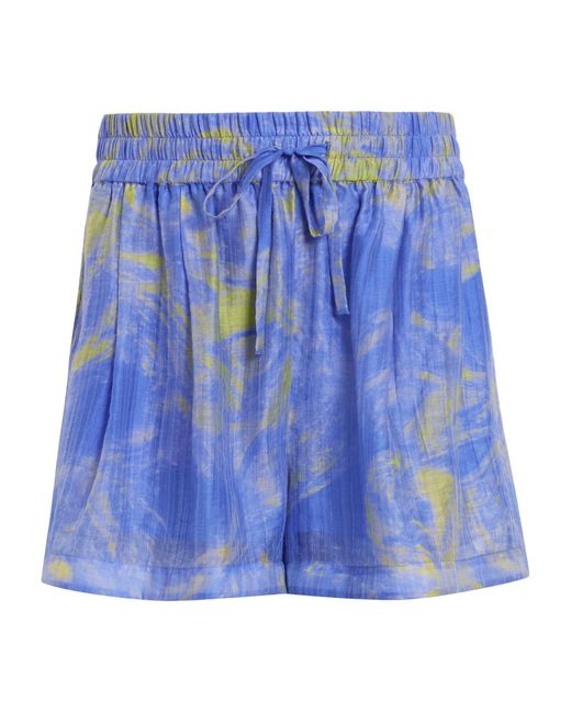 AllSaints Blue Isla Printed Shorts
