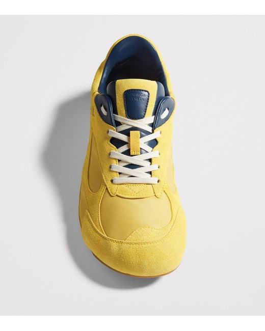 Bottega Veneta Yellow Orbit Flash Sneakers for men