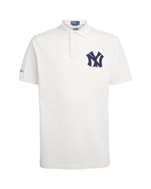 Polo Ralph Lauren White X Yankees Cotton Polo Shirt for men