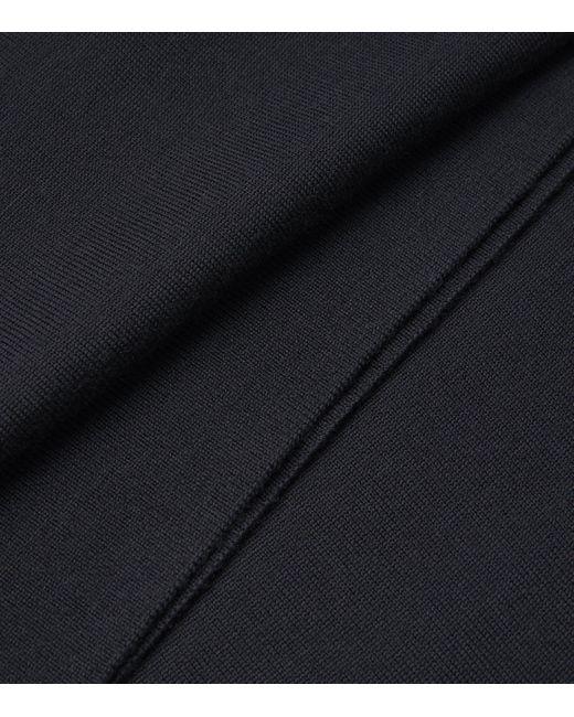 Sandro Blue Wool High-Neck Sweater for men