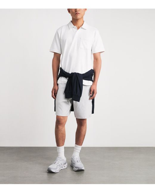vuori White 8' Aim Shorts