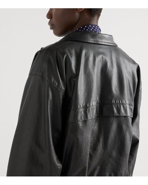 Prada Black Nappa Leather Jacket