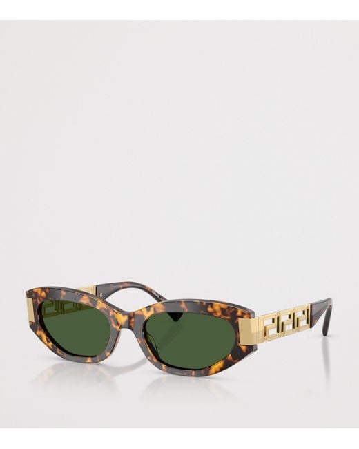 Versace Green Acetate Ve4501 Cat Eye Sunglasses