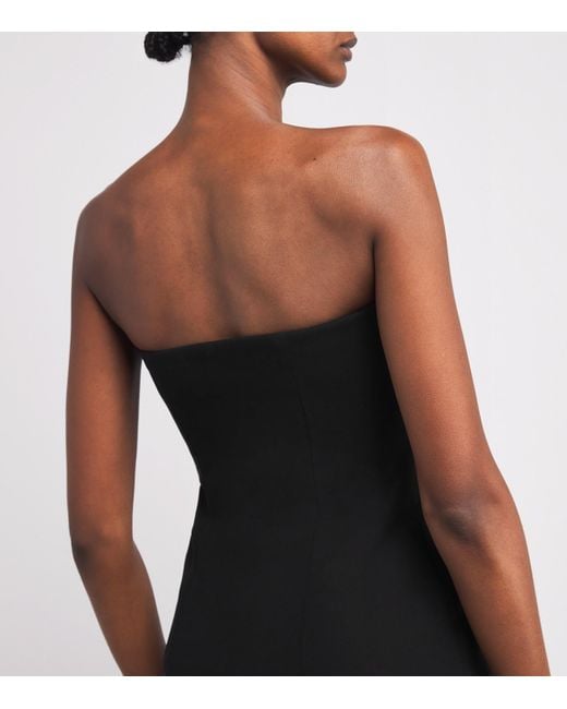Gaurav Gupta Black Meteoric Embellished Midi Dress
