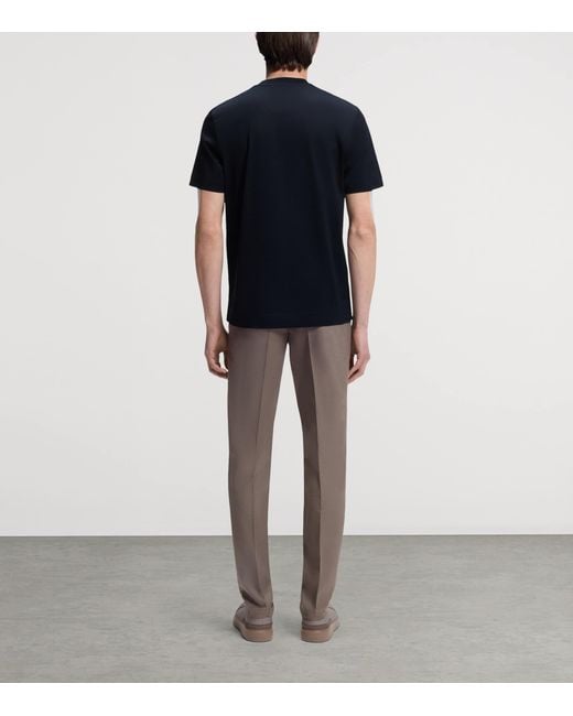 Boss Blue X Aston Martin Embroidered T-Shirt for men