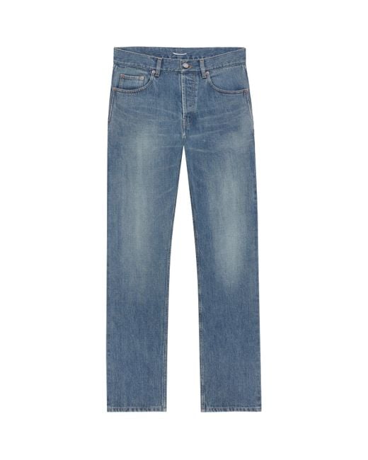 Saint Laurent Blue Mick Long Jeans for men