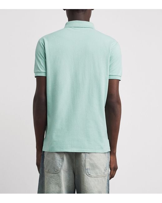 Polo Ralph Lauren Green Cotton Mesh Custom-Fit Polo Shirt for men