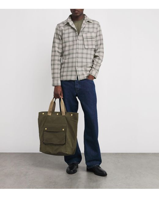 Belstaff Gray Cotton Scale Shirt for men