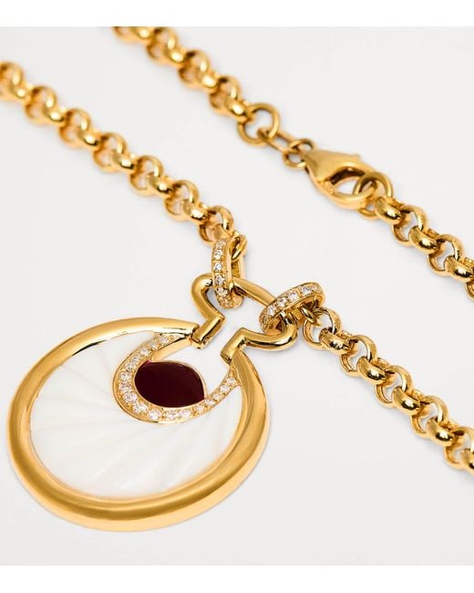 L'Atelier Nawbar Metallic Diamond And Onyx Circus Lot N*91 Necklace