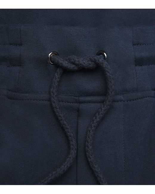 Pal Zileri Blue Cotton-Blend Drawstring Sweatpants for men
