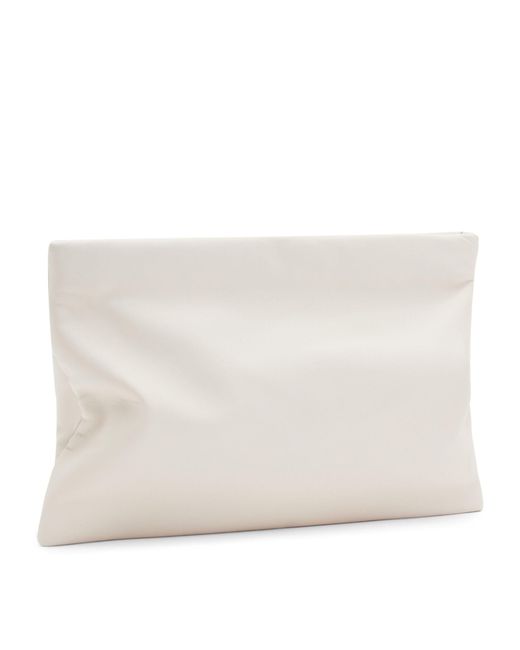 AllSaints Natural Leather Bettina Clutch Bag