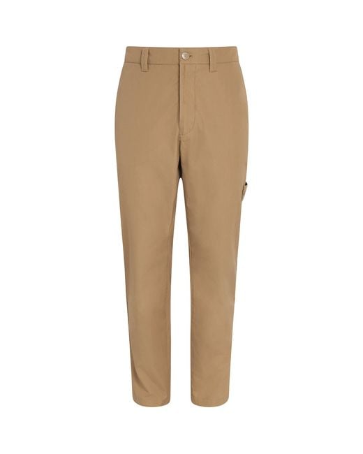 Stone Island Natural Cotton Ghost Straight Chinos for men