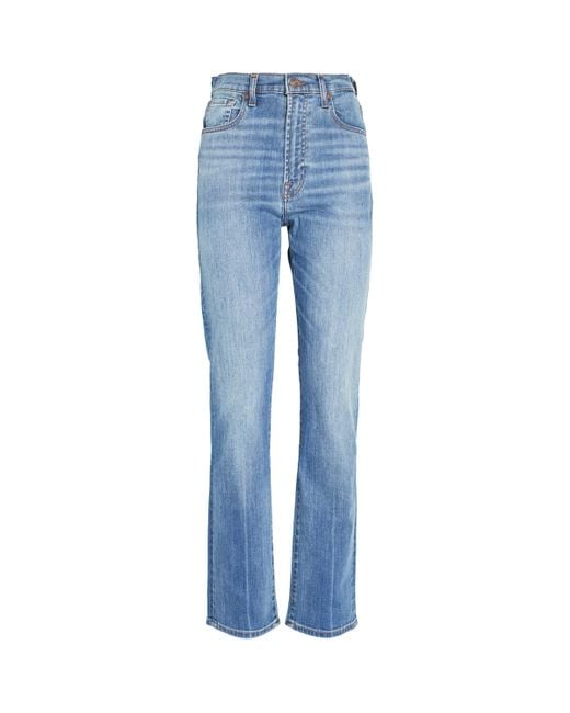 7 For All Mankind Blue Easy Slim Traveller Jeans