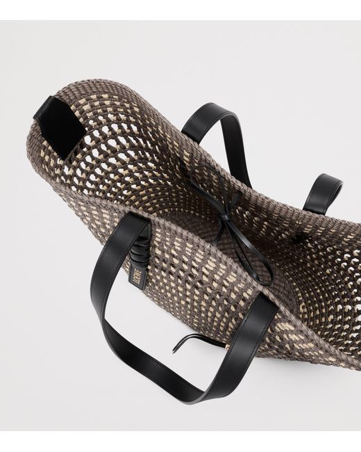 Loewe Black X Paula's Ibiza Medium Braid Basket Bag