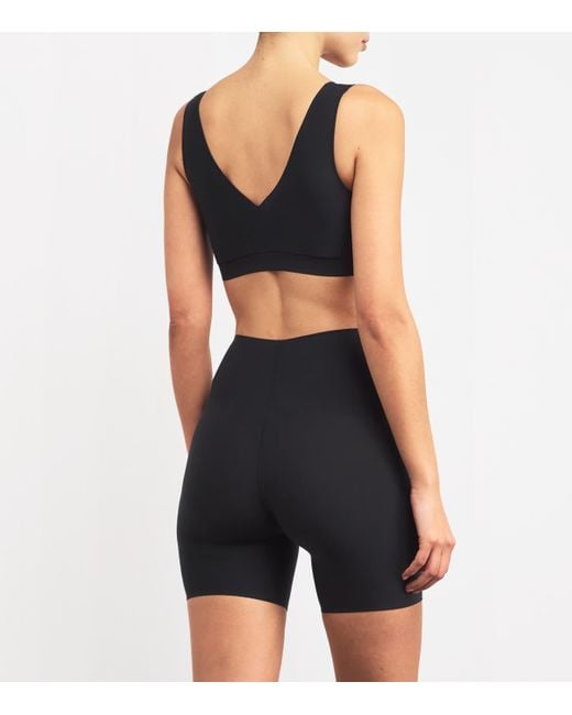 Chantelle Blue Softstretch Mid-Thigh Shorts