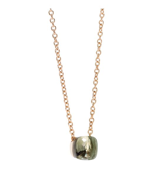 Pomellato Metallic Rose Nudo Necklace