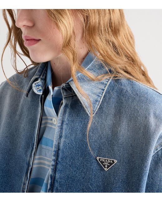 Prada Blue Denim Jacket