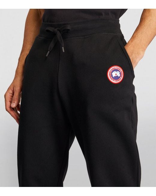 Canada Goose Black Huron Sweatpants for men