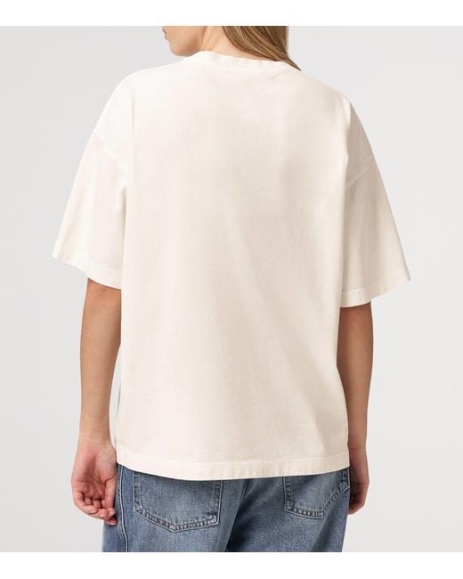 AllSaints White Organic Cotton Insignia Etta T-Shirt