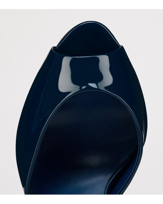 Christian Louboutin Blue Me Dolly Patent Leather Mules 100