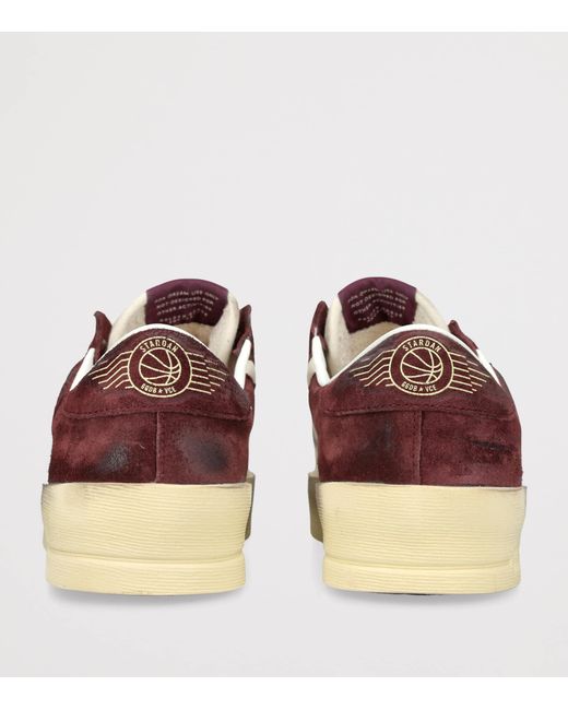Golden Goose Deluxe Brand Brown Leather Stardan Sneakers