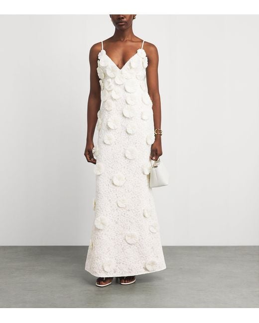 Jonathan Simkhai White Flora Maven Gown