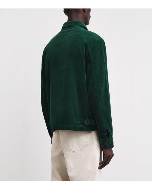 Polo Ralph Lauren Green Cotton Corduroy Wynton Jacket for men