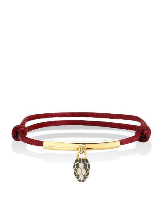 BVLGARI Red Serpenti Forever Bracelet