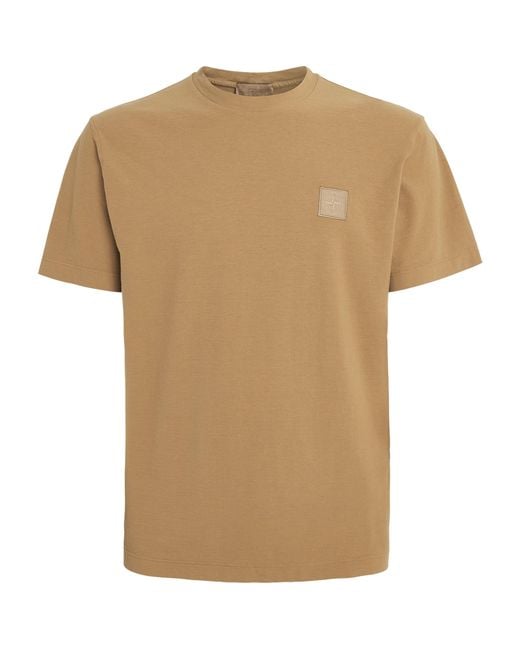 Stone Island Natural Organic Cotton Ghost T-Shirt for men