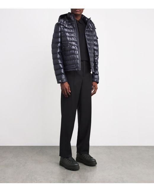 Moncler Black Leather Peka Trek Hiking Boots for men