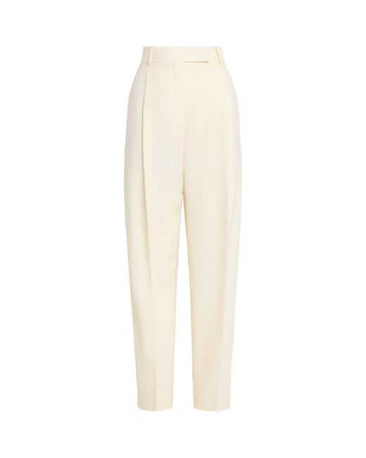 Rohe White Virgin Wool Daria Trousers