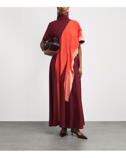 Roksanda Red Silk Arista Maxi Dress