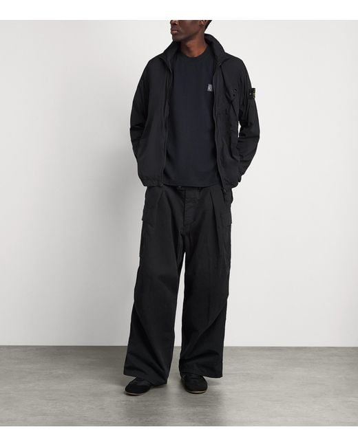 Stone Island Black Organic Cotton Ghost T-Shirt for men