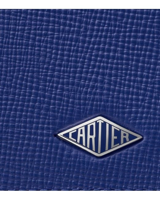 Cartier Blue Losange 4-Credit Card Holder for men