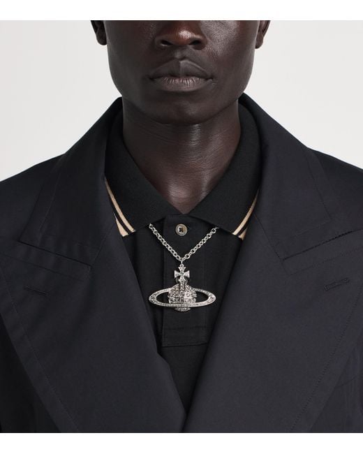 Vivienne Westwood Natural Mini Bas Relief Orb Pendant Necklace for men