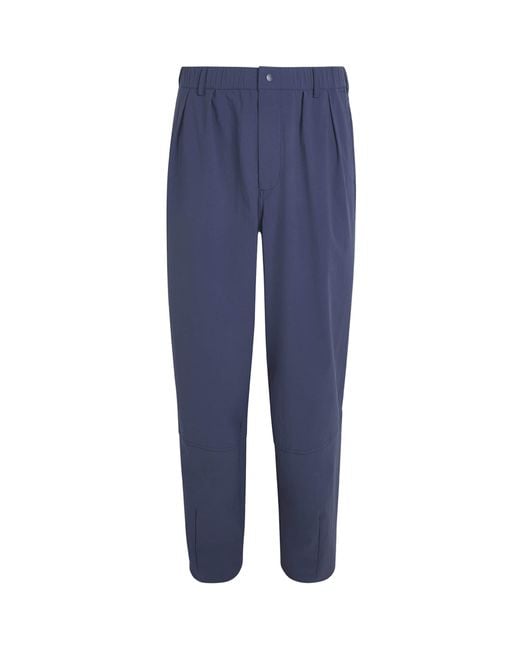 Manors Blue Greenskeeper Relaxed Trousers for men