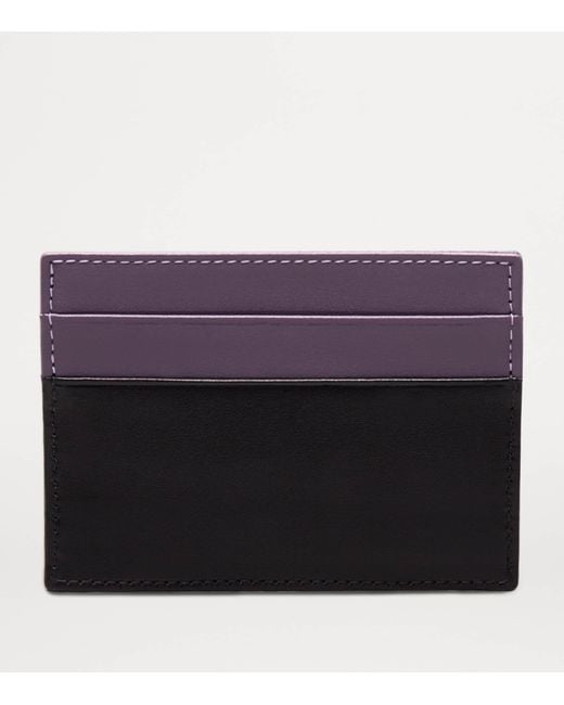 Ettinger Purple Sterling Flat Card Holder