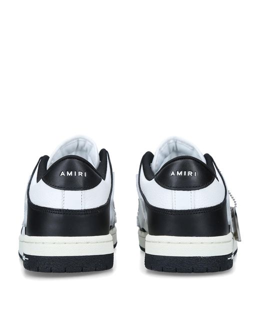 Amiri White Skel Low Top Sneaker for men