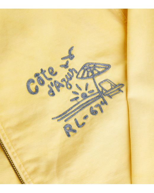 Polo Ralph Lauren Yellow Côte D'azur Windbreaker Jacket for men