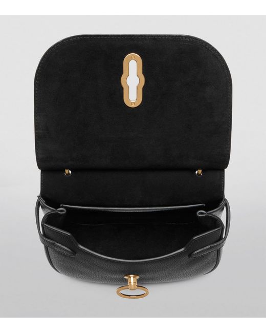 Mulberry Black Small Leather Amberley Cross-Body Bag