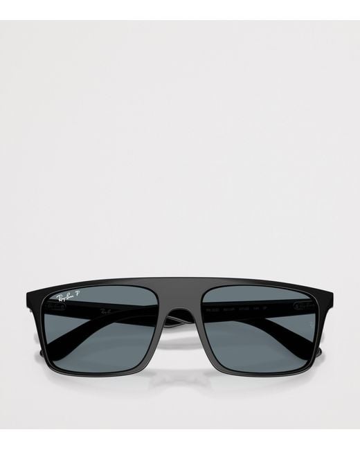 Ray-Ban Gray Rb2222 Square Sunglasses