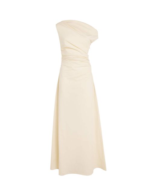 Staud White Phare Maxi Dress